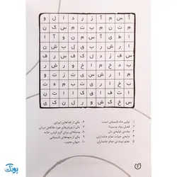 کتاب جورچین واژه ها ۳ همراه با پاسخ نامه واژه سازی . دیکته بازی . ۲۳ جدول کلمات | سطح متوسط برای کلاس سوم و چهارم و پنجم دبستان