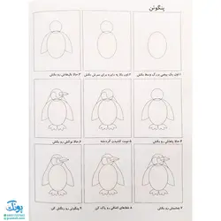 مجموعه‌ی ۳ جلدی کتاب آموزشی من خودم نقاشی می‌کنم