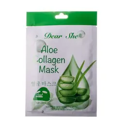 ماسک ورقه ای کلاژن آلوئه dear she