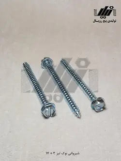 پیچ شیروانی نوک تیز تایوانی 3×14