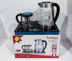 چای ساز تمام لمسی کنارهمی تکنومدل:TS_222