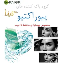 ژل شستشوی صورت زغال گارنیه