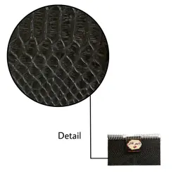 امتیاز شمار چرم پوست ماری مشکی کد 4857