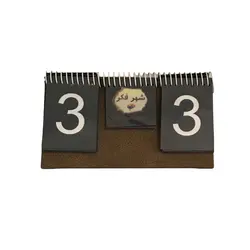 امتیاز شمار چرم رنگ کاراملی