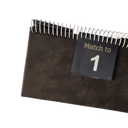 امتیاز شمار چرم قهوه ای تیره