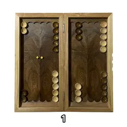 تخته نرد منبت طرح بلوط کد 2645