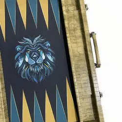 تخته نرد مدرن طرح شیر نیاکارا