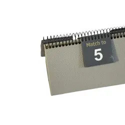 امتیاز شمار چرم رنگ خاکستری