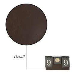 امتیاز شمار چرم قهوه ای سوخته