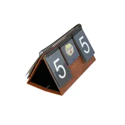 امتیاز شمار چرم قهوه ای4181