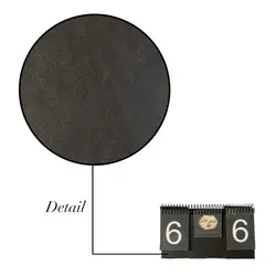 امتیاز شمار چرم مشکی ساده4182