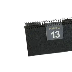 امتیاز شمار چرم رنگ مشکی 4201