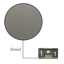 امتیاز شمار چرم رنگ نقره ای