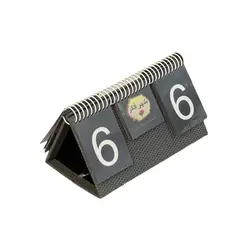 امتیاز شمار چرم طرح زنجیری رنگ ذغالی