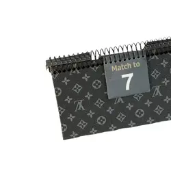 امتیاز شمار چرم طرح ال وی رنگ دودی