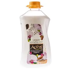 مایع دستشویی صدفی سفید حاوی پروتئین سویا 2/5 لیتری اکتیو