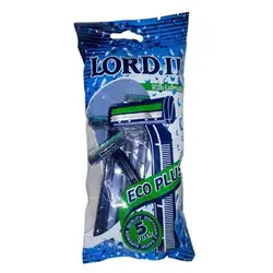 خودتراش ۲ تیغه صابون دار ۵ عددی مدل Eco Plus لرد