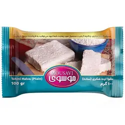 حلوا ارده شکری ساده 100 گرمی موسوی