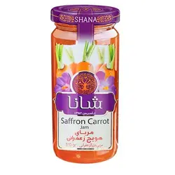 مربای هویج زعفرانی 310 گرمی شانا
