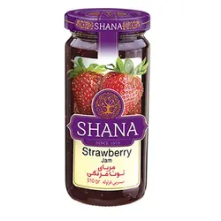 مربای توت فرنگی 310 گرمی شانا