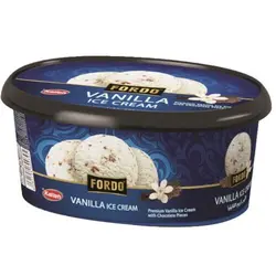 بستنی وانیلی با تکه های شکلات 1 لیتری کاله