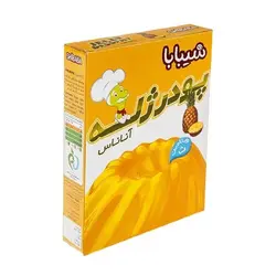 پودر ژله آناناس 100 گرمی شیبابا