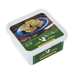 حلوا ارده شکری پسته و بادام زمینی 250 گرمی عقاب