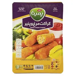 کراکت مرغ و پنیر (8قطعه) 390 گرمی پمینا کاله