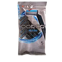 خودتراش 2تیغه صابون دار 5عددی مدل TG708Nدورکو