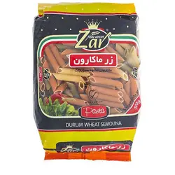 ماکارونی فرمی 500 گرمی زر ماکارون (پنه ریگاته سبزیجات)