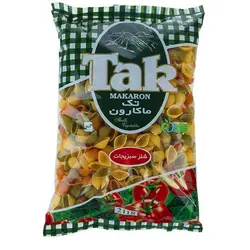 ماکارونی فرمی 500 گرمی تک ماکارون (شلز سبزیجات)