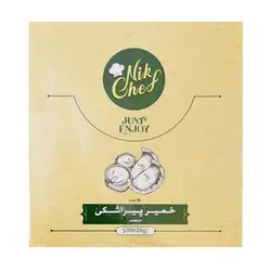 خمیر پیراشکی 500 گرمی (15عدد) نیک شف