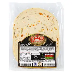 کالباس 60% قارچ و مرغ 300 گرمی دمس