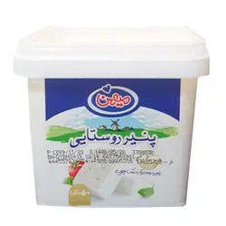 پنیر روستایی (رسیده در آب نمک چرب) 400 گرمی میهن