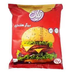 همبرگر هلندی 5 عددی 30% گوشت قرمز 450 گرمی نیان (ب.آ)