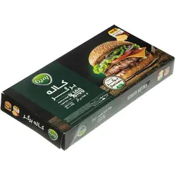 کاله برگر 4 عددی (500 گرمی) 100% گوشت + پنیر ورقه ای گودا پمینا کاله
