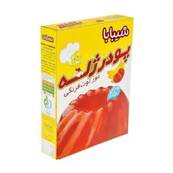 پودر ژله موز توت فرنگی 100 گرمی شیبابا