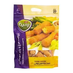 کراکت مرغ و پنیر (20قطعه) 1000 گرمی پمینا کاله