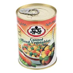 کنسرو مخلوط سبزیجات 370 گرمی یک و یک