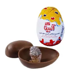 تخم مرغ شانسی شکلاتی شیری شیرین عسل
