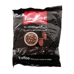 تافی قهوه شیرین شده با شهد خرما 200 گرمی فراکام