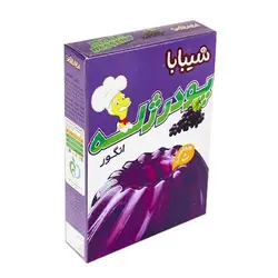 پودر ژله انگور 100 گرمی شیبابا