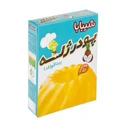 پودر ژله پیناکولادا 100 گرمی شیبابا