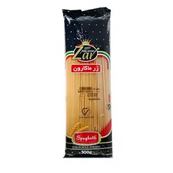 ماکارونی با قطر 2/5 500 گرمی زر ماکارون