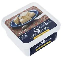 حلوا ارده شکری ساده 250 گرمی عقاب
