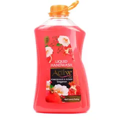 مایع دستشویی صدفی صورتی حاوی پروتئین سویا 2/5 لیتری اکتیو