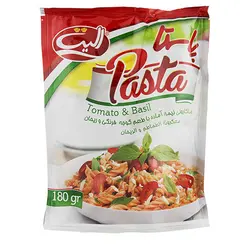 ماکارونی نیمه آماده با طعم گوجه و ریحان 180 گرمی الیت