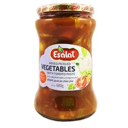 ترشی مخلوط با رب گوجه فرنگی (هفت بیجار) 680گرمی اصالت