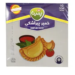 خمیر پیراشکی 500گرمی (15عدد) پمینا کاله