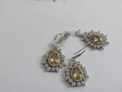 نیم ست رادیوم سنگ رنگی m10